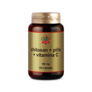 Chitosán + piña + vitamina C. 360 mg. 100 cápsulas