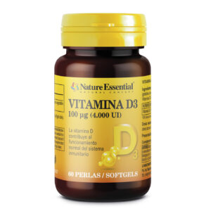 Vitamina D3 100 mcg. (4000 U.I) 60 perlas